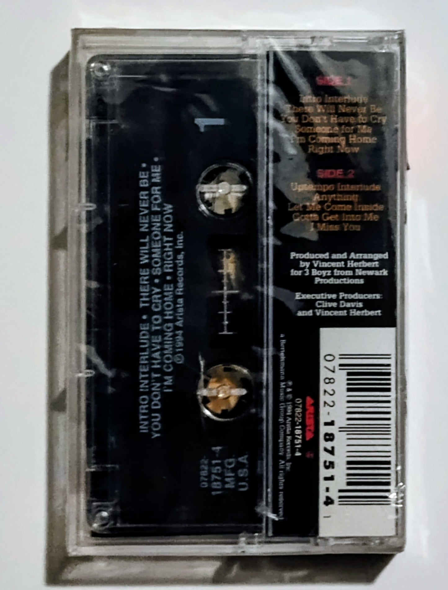 N II U - "N II U" - CASSETTE TAPE NM/M (Sealed with hype sticker; small crack on back of case)