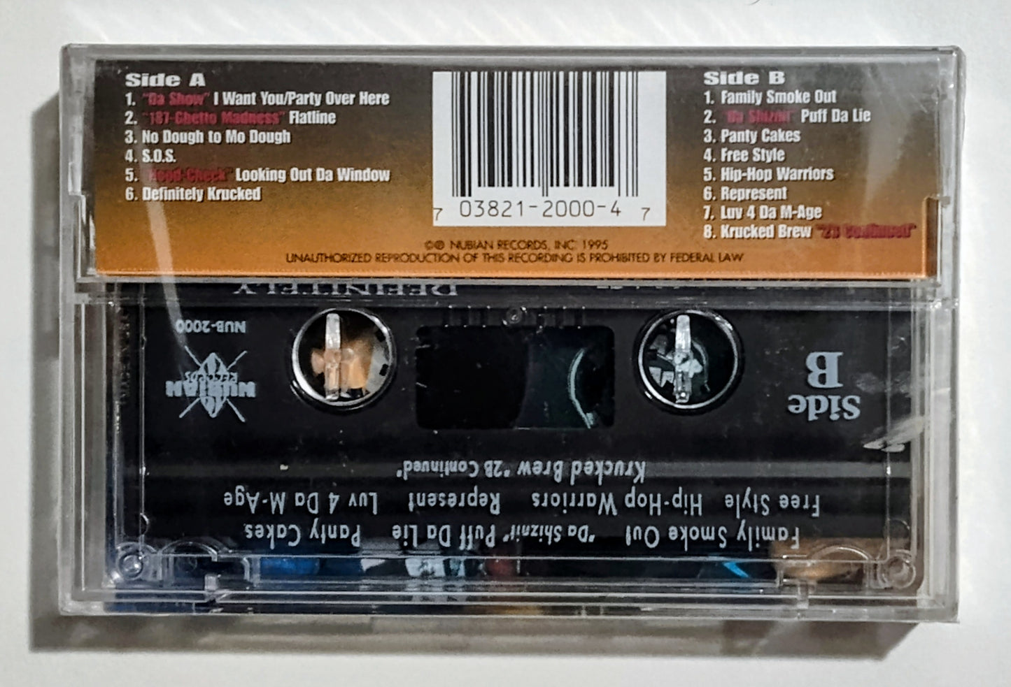 Krucked-M-Age - "Definitely Krucked" - CASSETTE TAPE M/M (Sealed)