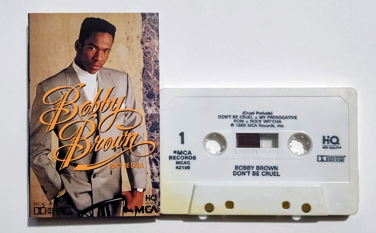 Bobby Brown - "Don't Be Cruel" - CASSETTE TAPE (DOLBY HX PRO) VG+/VG