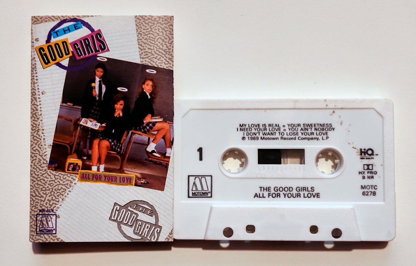 Good Girls, The - "All For Your Love" - CASSETTE TAPE VG/G+