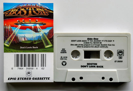 Boston - "Don't Look Back" - CASSETTE TAPE VG+/VG+