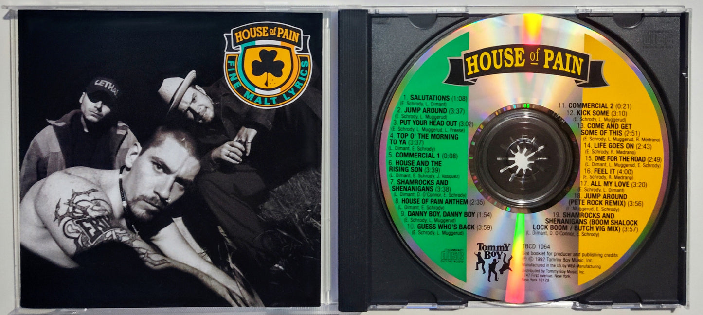 House Of Pain - "Fine Malt Lyrics" - COMPACT DISC VG/VG