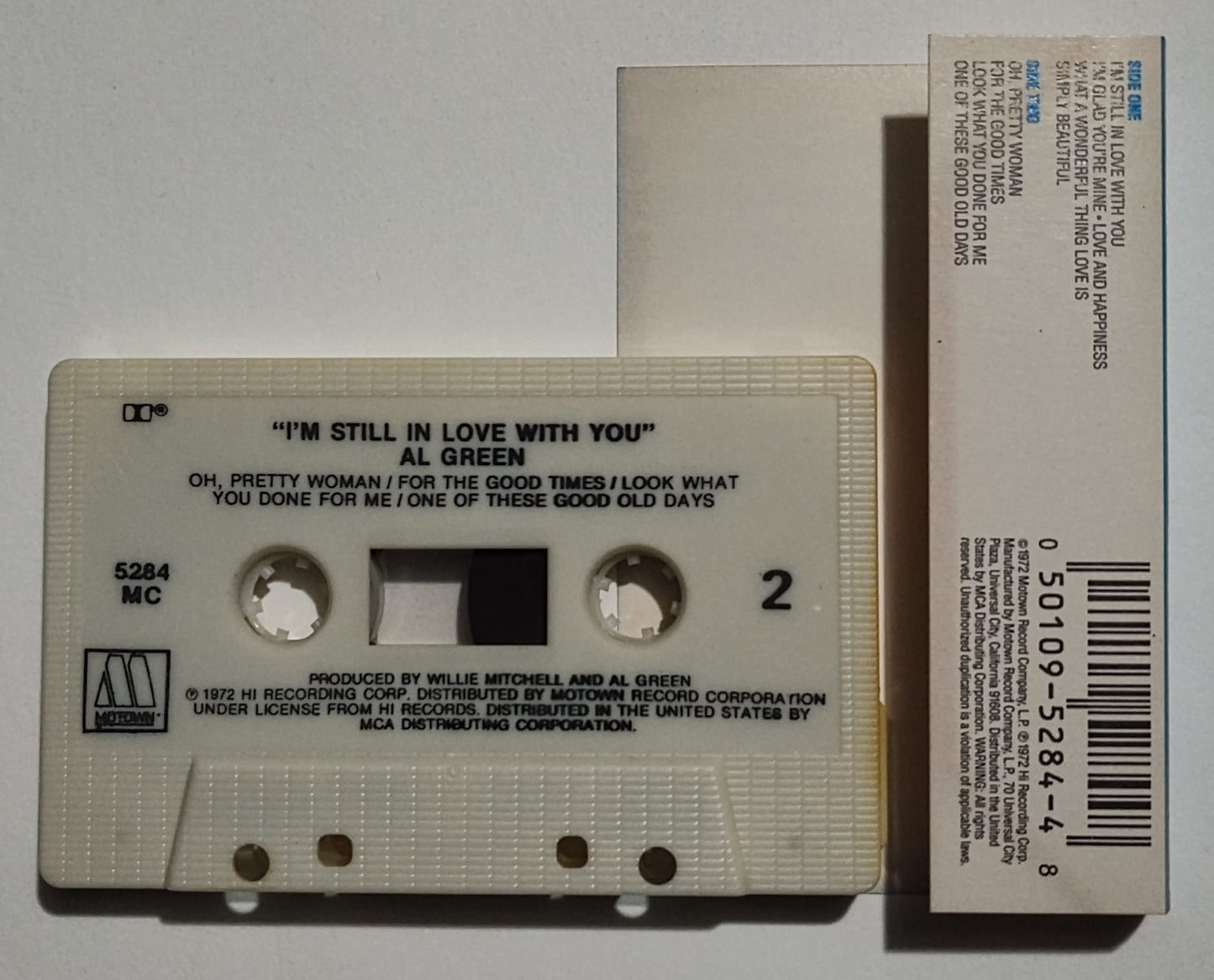 Al Green - "I'm Still In Love With You" - CASSETTE TAPE VG+/VG (Slight shell discoloration)