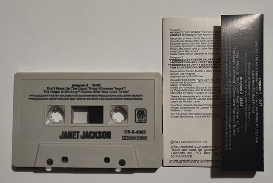 Janet Jackson - "Janet Jackson" - CASSETTE TAPE (DOLBY) NM/NM