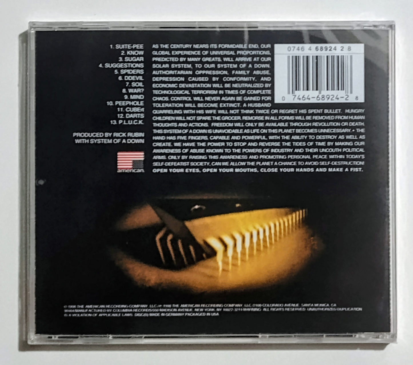 System Of A Down - "System Of A Down" - COMPACT DISC M/M (Sealed)