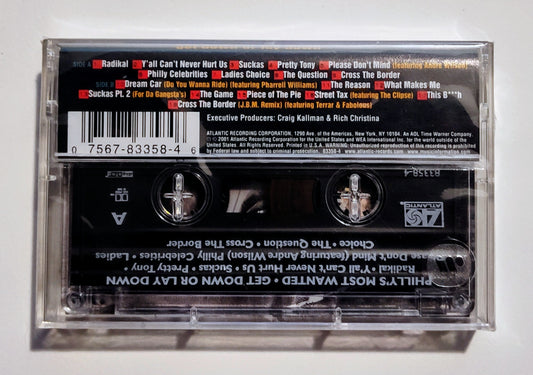 Philly's Most Wanted - "Get Down Or Lay Down" - CASSETTE TAPE VG+/M (Sealed; cracked case)