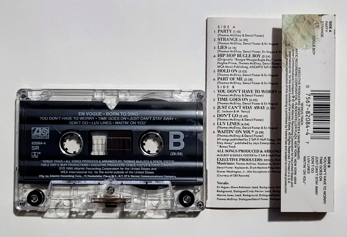 En Vogue - "Born To Sing" - CASSETTE TAPE (SR; DOLBY HX PRO) VG/VG+i