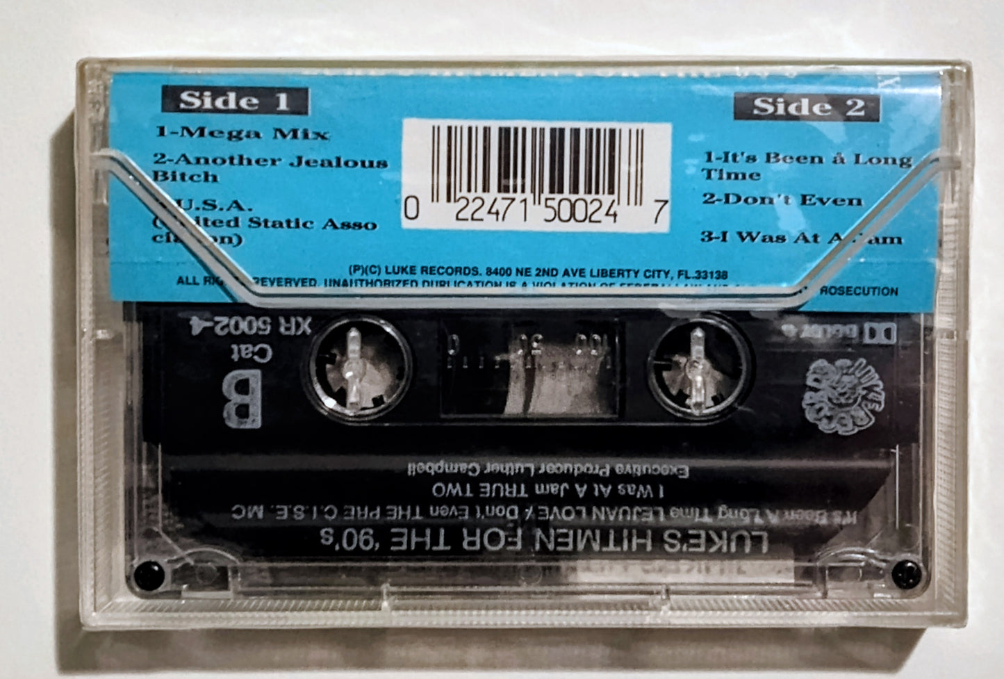 Various Artists - "Luke's Hitmen For The 90's Compilation" - CASSETTE TAPE (DOLBY) M/M (Sealed)