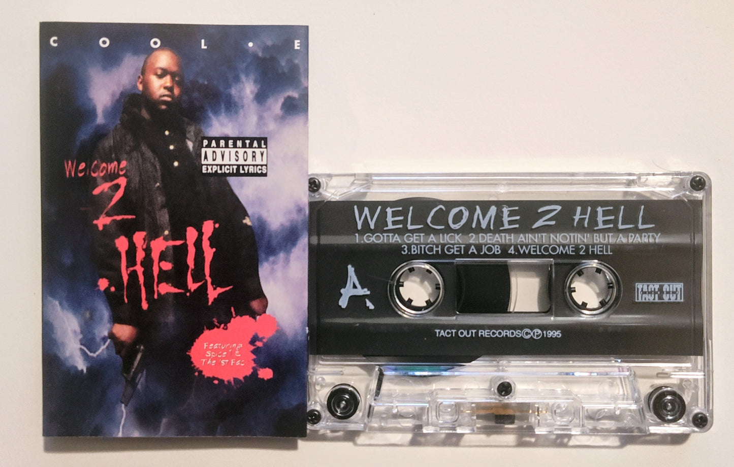 Cool•E - "Welcome To Hell" - CASSETTE TAPE VG+/VG+