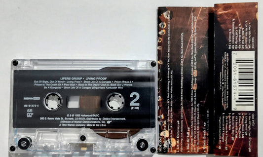 Lifers Group - “Living Proof” - CASSETTE TAPE VG+/VG