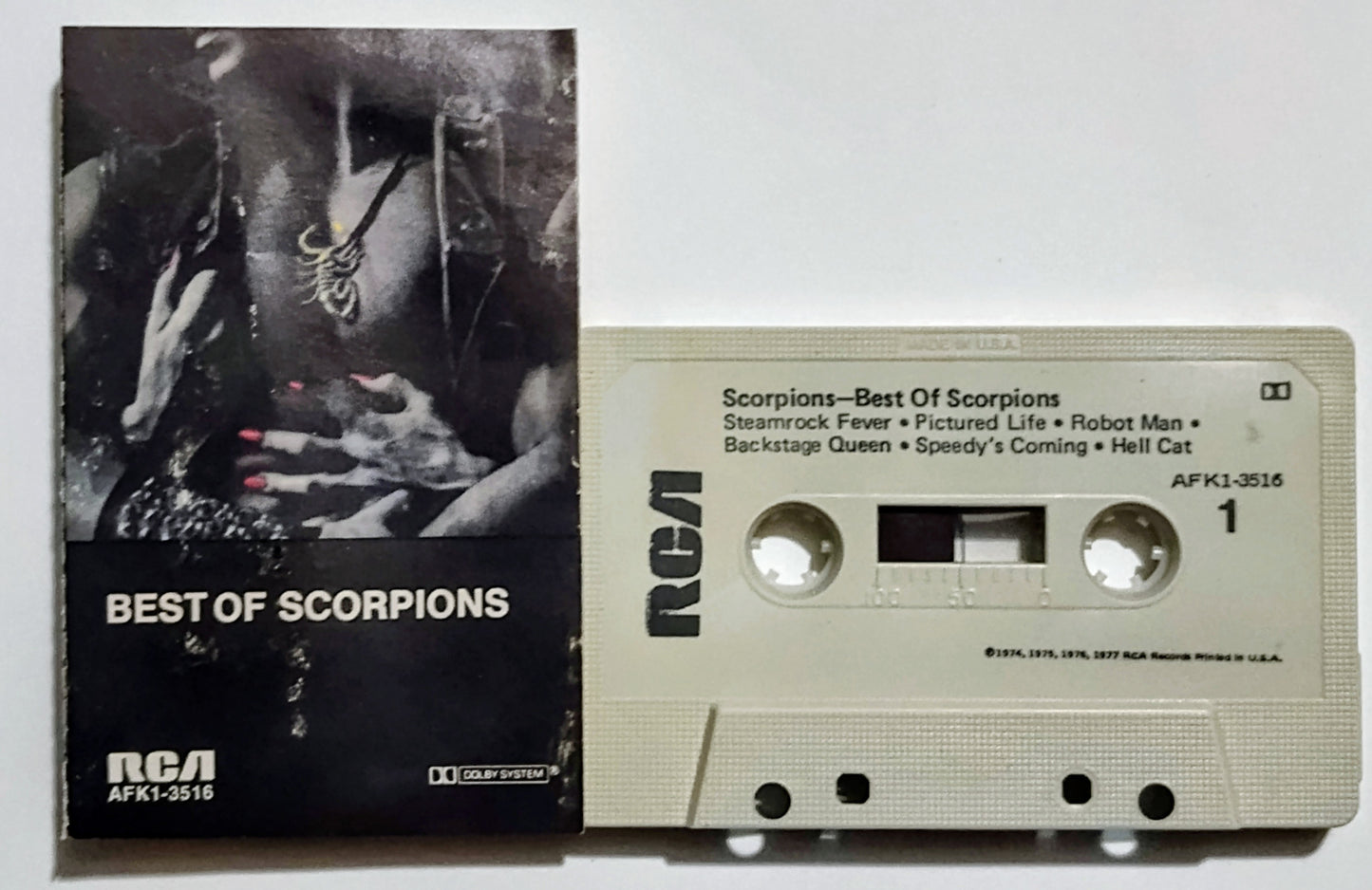 Scorpions - "Best Of Scorpions" - CASSETTE TAPE G+/G+