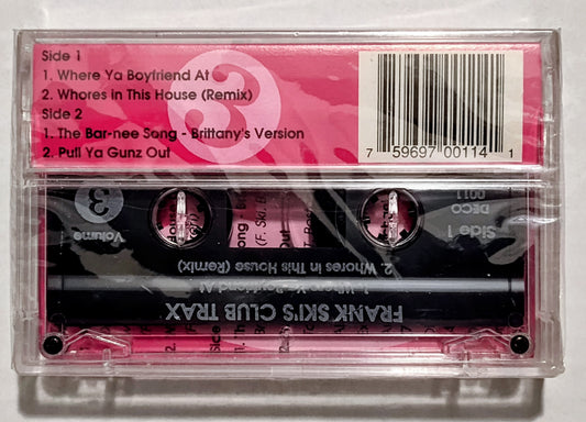 Frank Ski - “Frank Ski’s Club Trax - Volume 3” - CASSETTE TAPE M/M (Sealed with hype sticker)