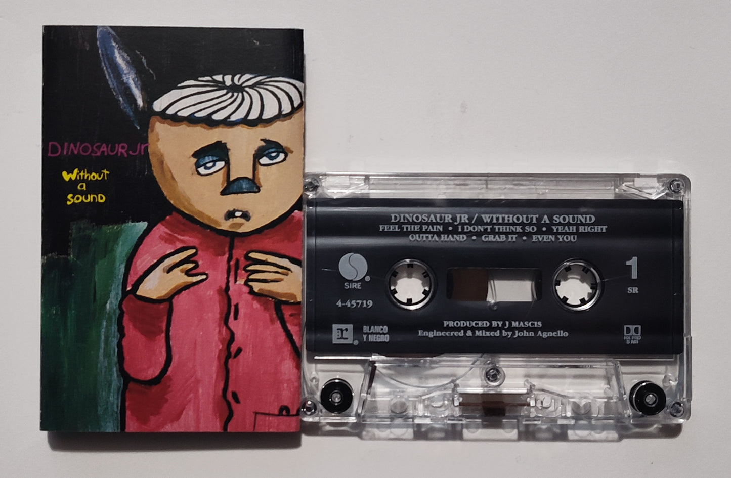 Dinosaur Jr - "Without A Sound" - CASSETTE TAPE (SR; DOLBY HX PRO B NR) VG+/VG+