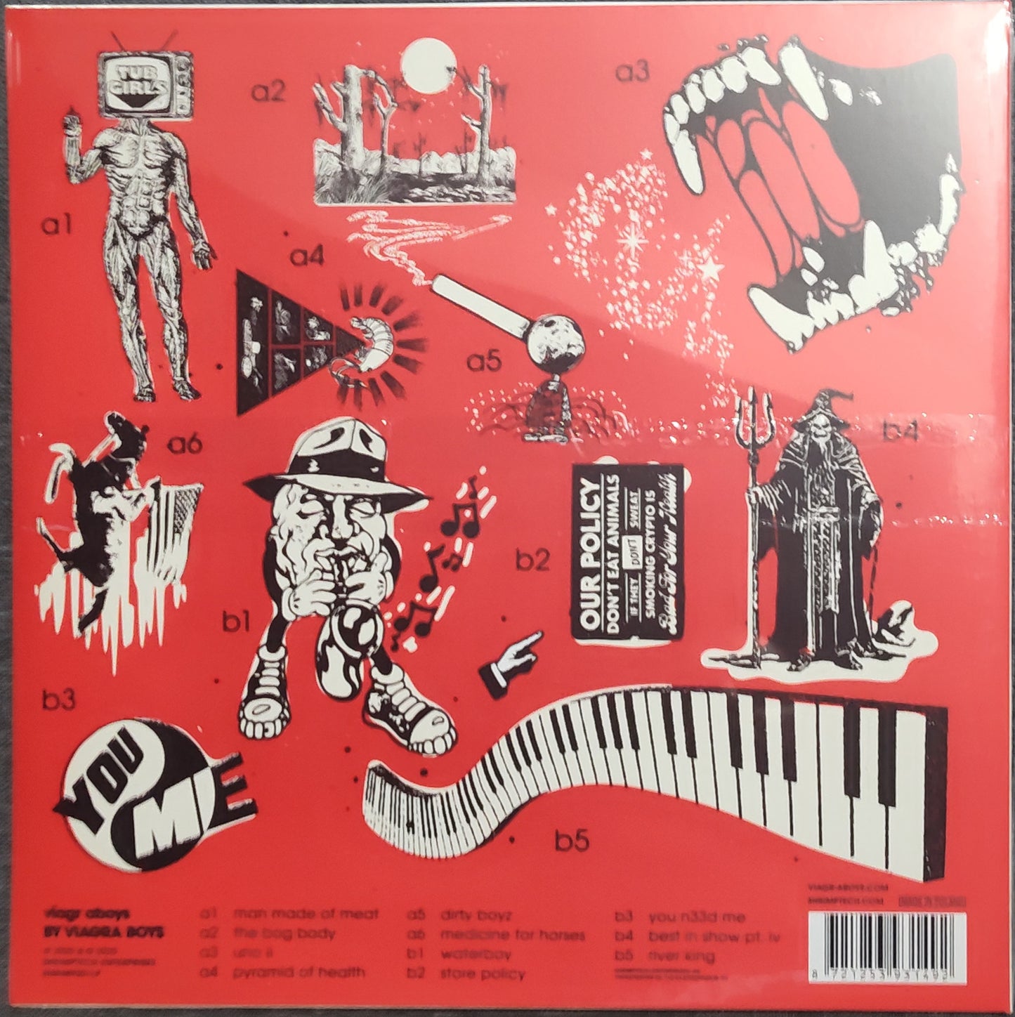 Viagra Boys - "Viagr Aboys" - VINYL RECORD M/M (Sealed)
