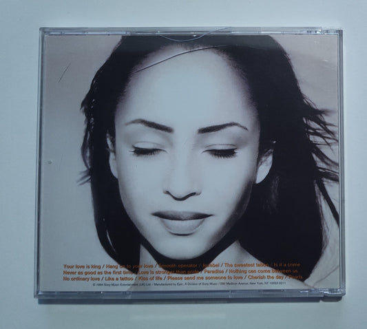Sade - "The Best Of Sade" - COMPACT DISC VG+/VG