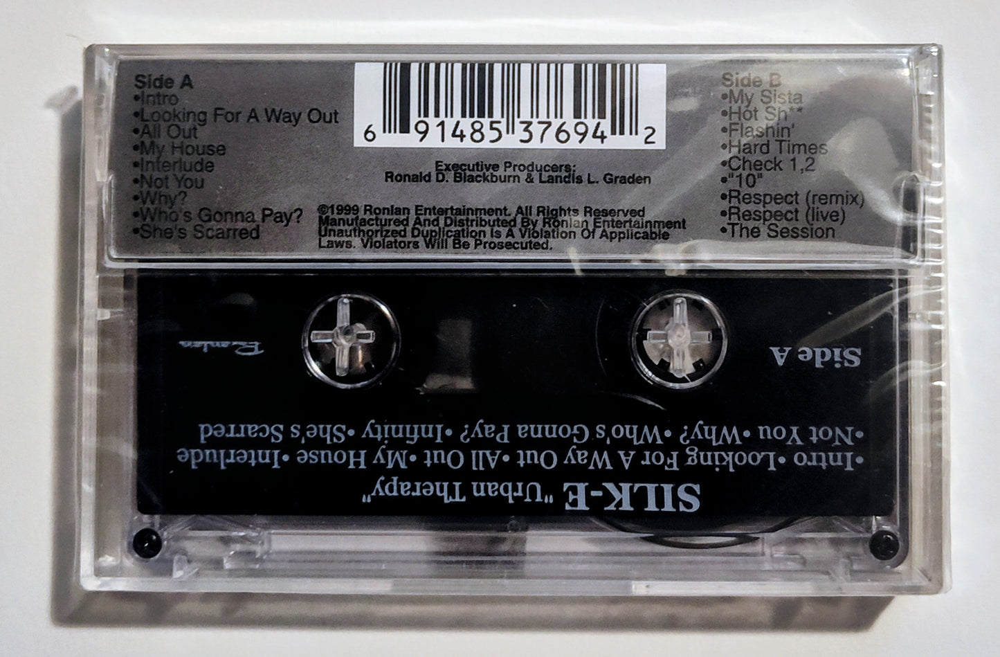 Silk-E - "Urban Therapy" - CASSETTE TAPE (DOLBY B NR) M/M (Sealed)