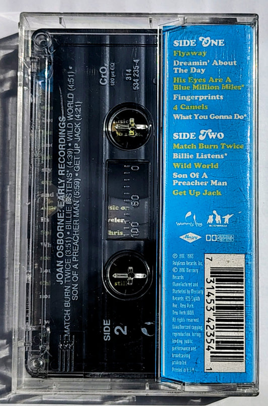Joan Osborne - “Early Recordings” - CASSETTE TAPE VG+/VG+ *🚨*