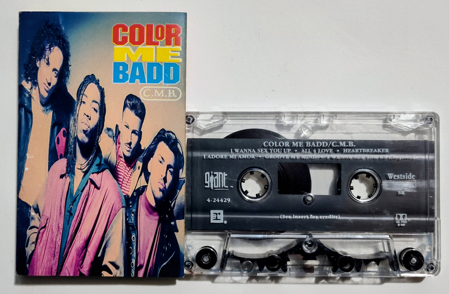 Color Me Badd - "C.M.B." - CASSETTE TAPE (DOLBY) G+/VG