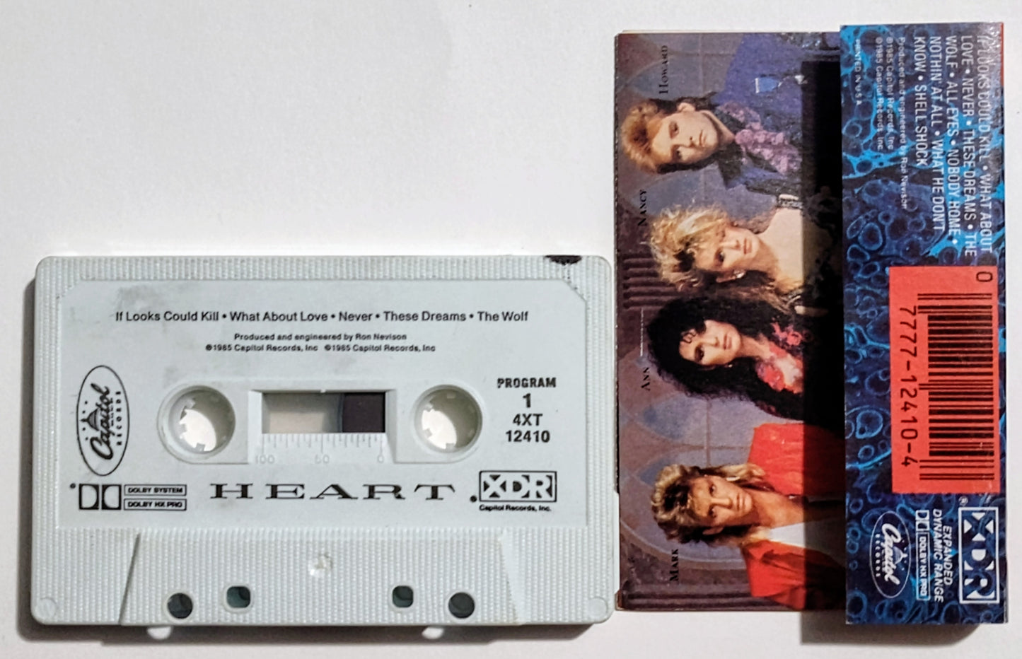 Heart - "Heart" - CASSETTE TAPE (DOLBY HX PRO) VG/VG