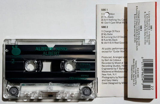 Albert King - " Albert (Tomato Records)" - CASSETTE TAPE VG/NM (Hole punch thru cover)