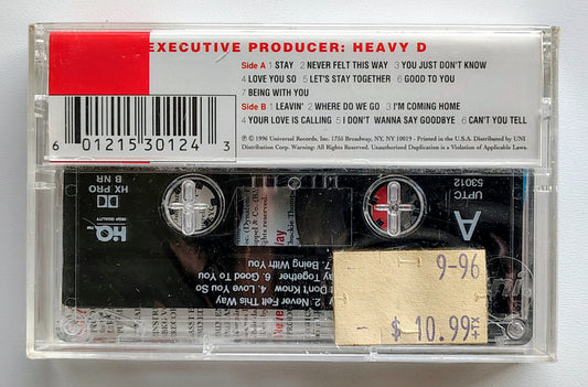 Soul For Real - “For Life…” - CASSETTE TAPE NM/M (Tiny crack on back of case)