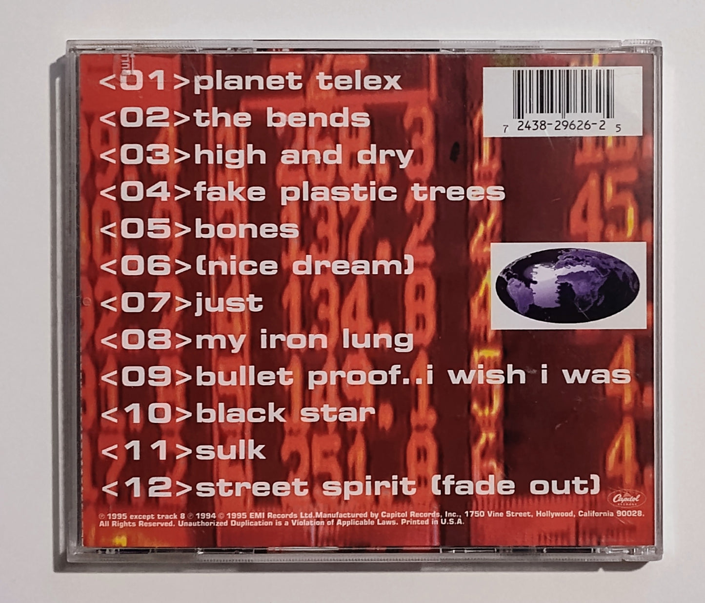Radiohead - "The Bends" - COMPACT DISC NM/NM