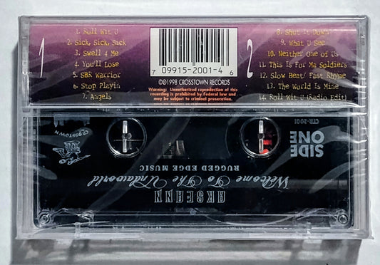 Akseann - “Undaworld” - CASSETTE TAPE NM/M (Sealed; tiny crack in upper right corner of cover; larger crack on back of case)