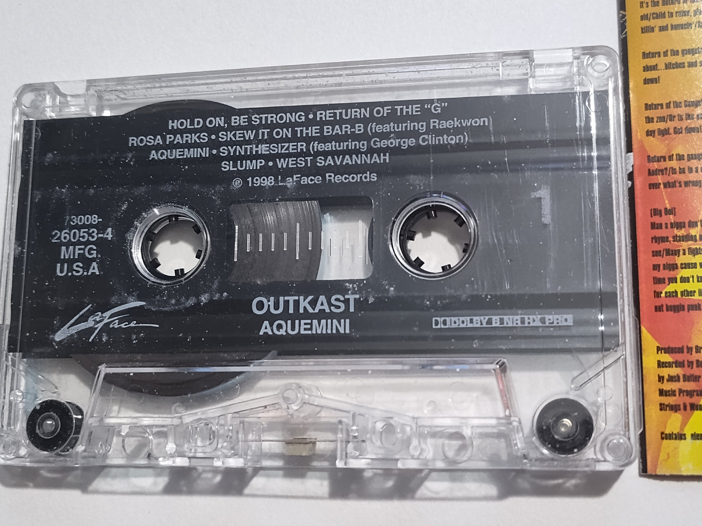 Outkast - "Aquemini" - CASSETTE TAPE (DOLBY HX PRO B NR) VG/FAIR* (See Notes/Photos)