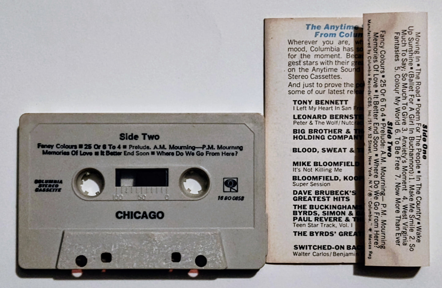 Chicago - "Chicago" - CASSETTE TAPE VG/VG+