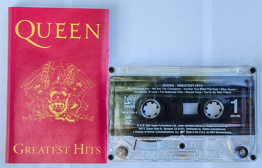 Queen - “Greatest Hits” - CASSETTE TAPE VG+/VG+