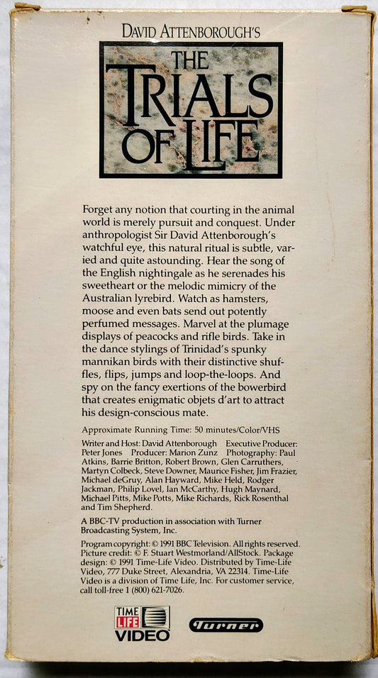 Trials Of Life: Courting - VHS (*Not Graded; see notes/photos)