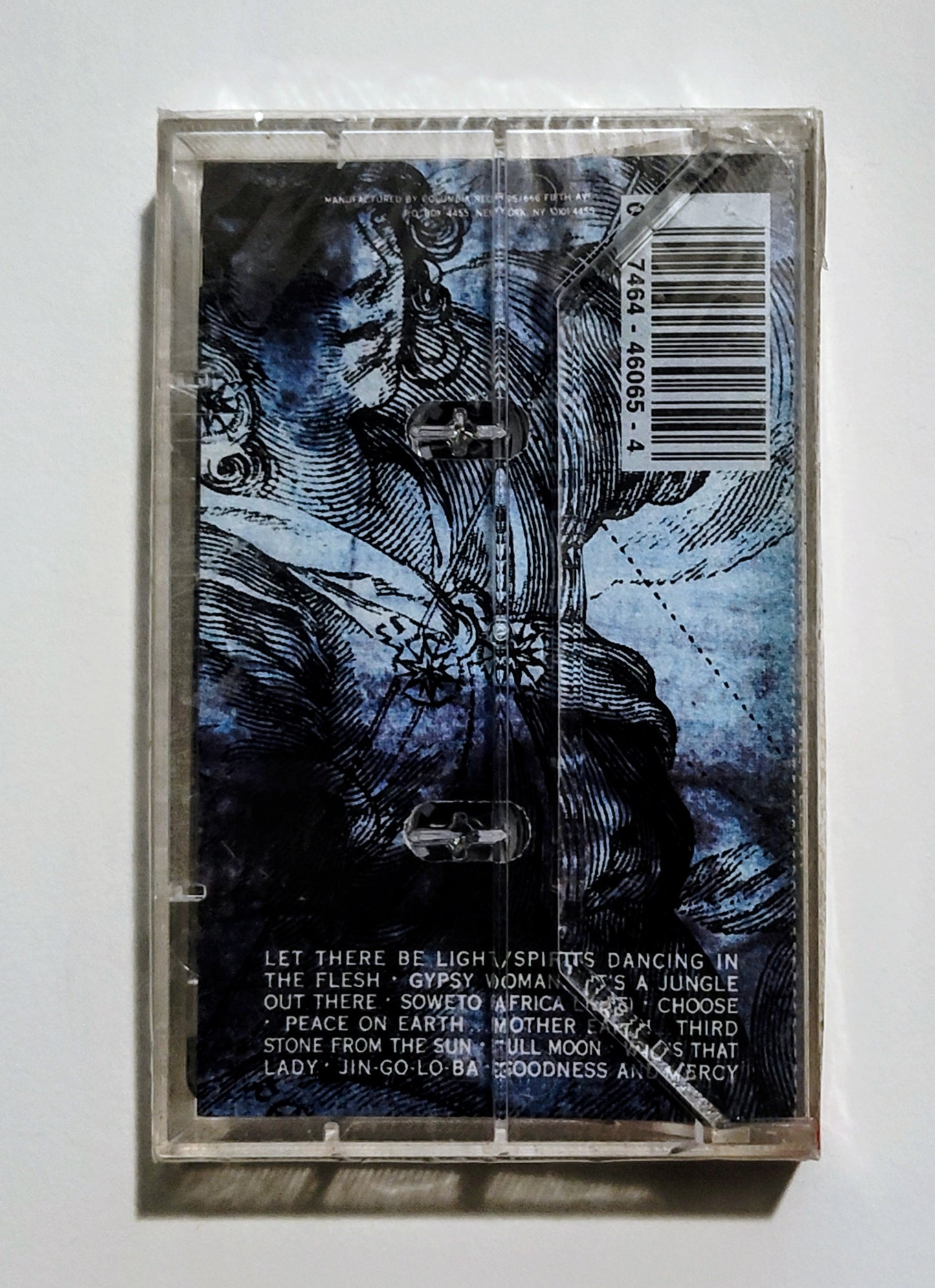 Santana - "Spirits Dancing In The Flesh" - CASSETTE TAPE M/M (Sealed)