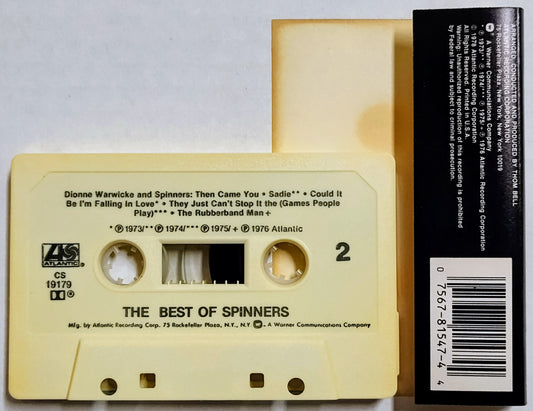 Spinners - “The Best Of Spinners” - CASSETTE TAPE VG+/VG+
