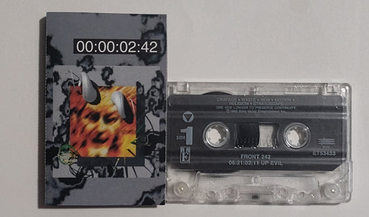 Front 242 - "06:21:03:11 Up Evil" - CASSETTE TAPE VG+/VG+ (Classic Industrial!)