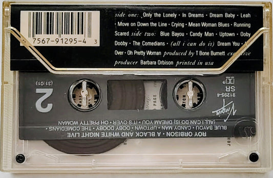 Roy Orbison - “ Black And White Night Live” - CASSETTE TAPE VG+/VG+