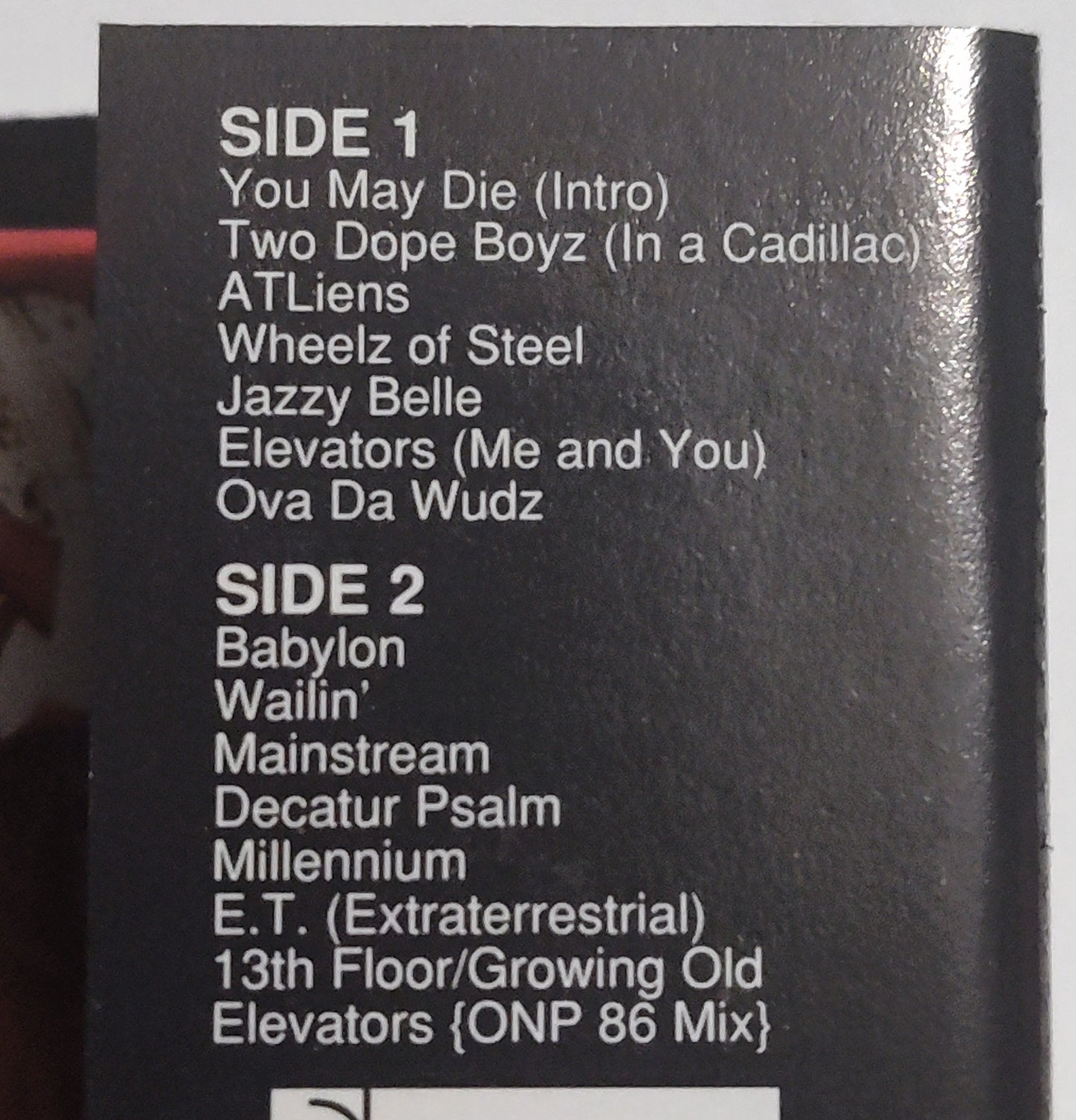 Outkast - "ATLiens" - CASSETTE TAPE (DOLBY HX PRO B NR) VG+/VG+