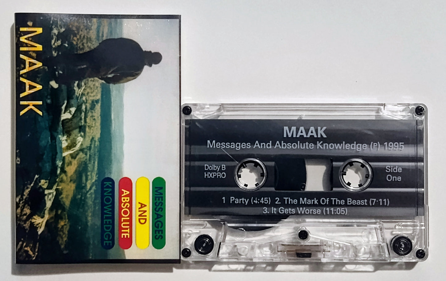 MAAK - "Messages And Absolute Knowledge" - CASSETTE TAPE VG+/NM