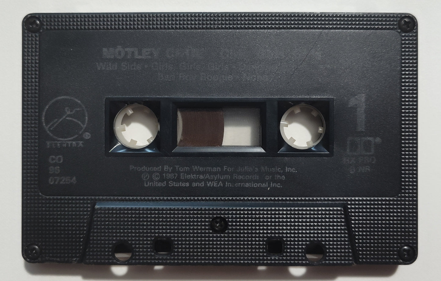 Mötley Crüe - "Girls, Girls, Girls" - CASSETTE TAPE (Canada; Black shell; DOLBY HX PRO B NR) VG+/VG