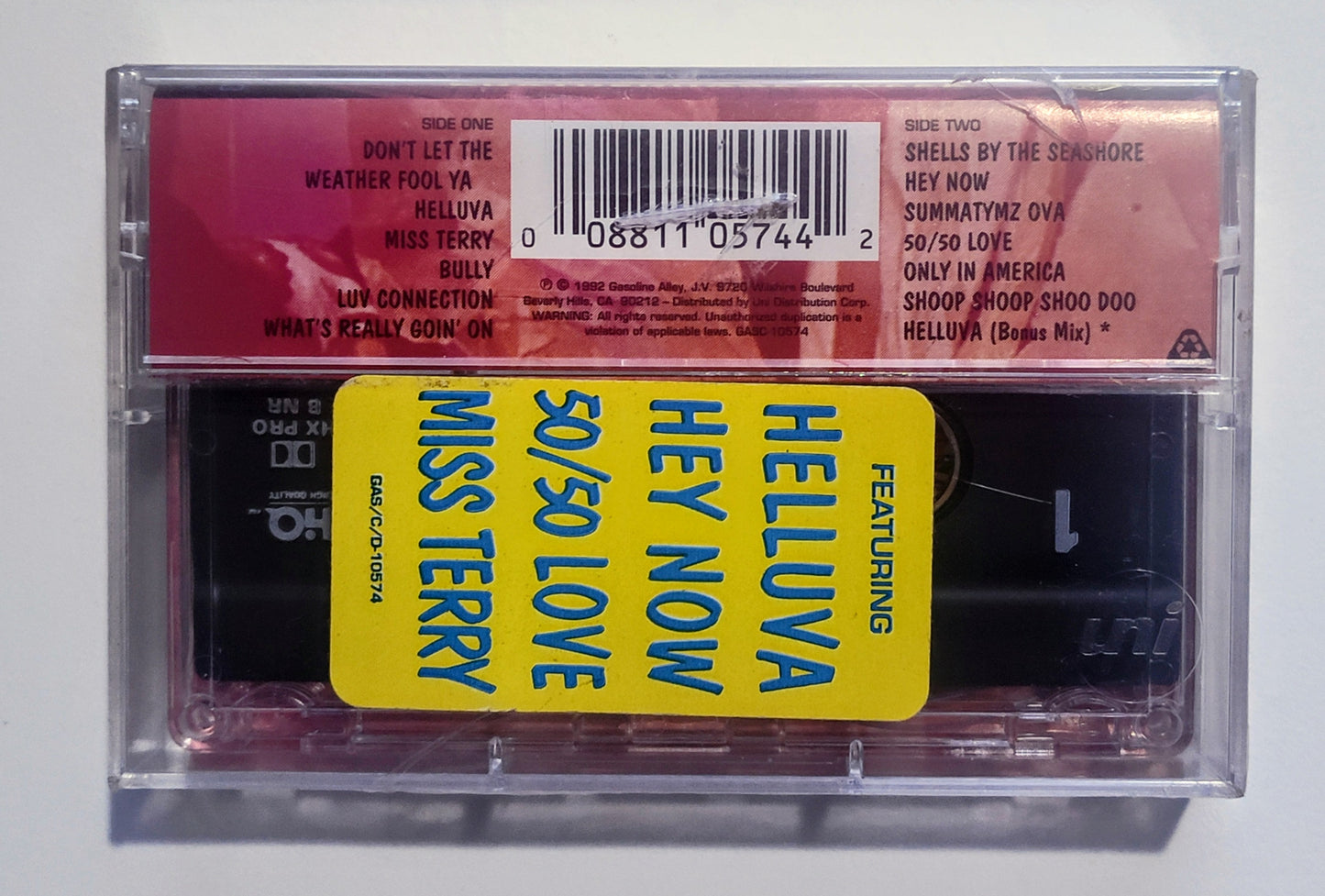 Brotherhood Creed - "B.H.C." - CASSETTE TAPE (DOLBY HX PRO B NR) NM/M (Sealed; cracked back of case)
