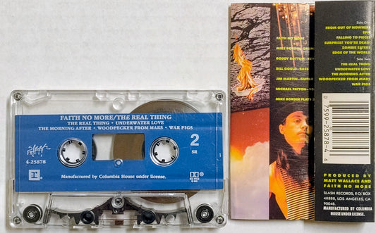Faith No More (Mike Patton) - "The Real Thing" - CASSETTE TAPE VG/VG