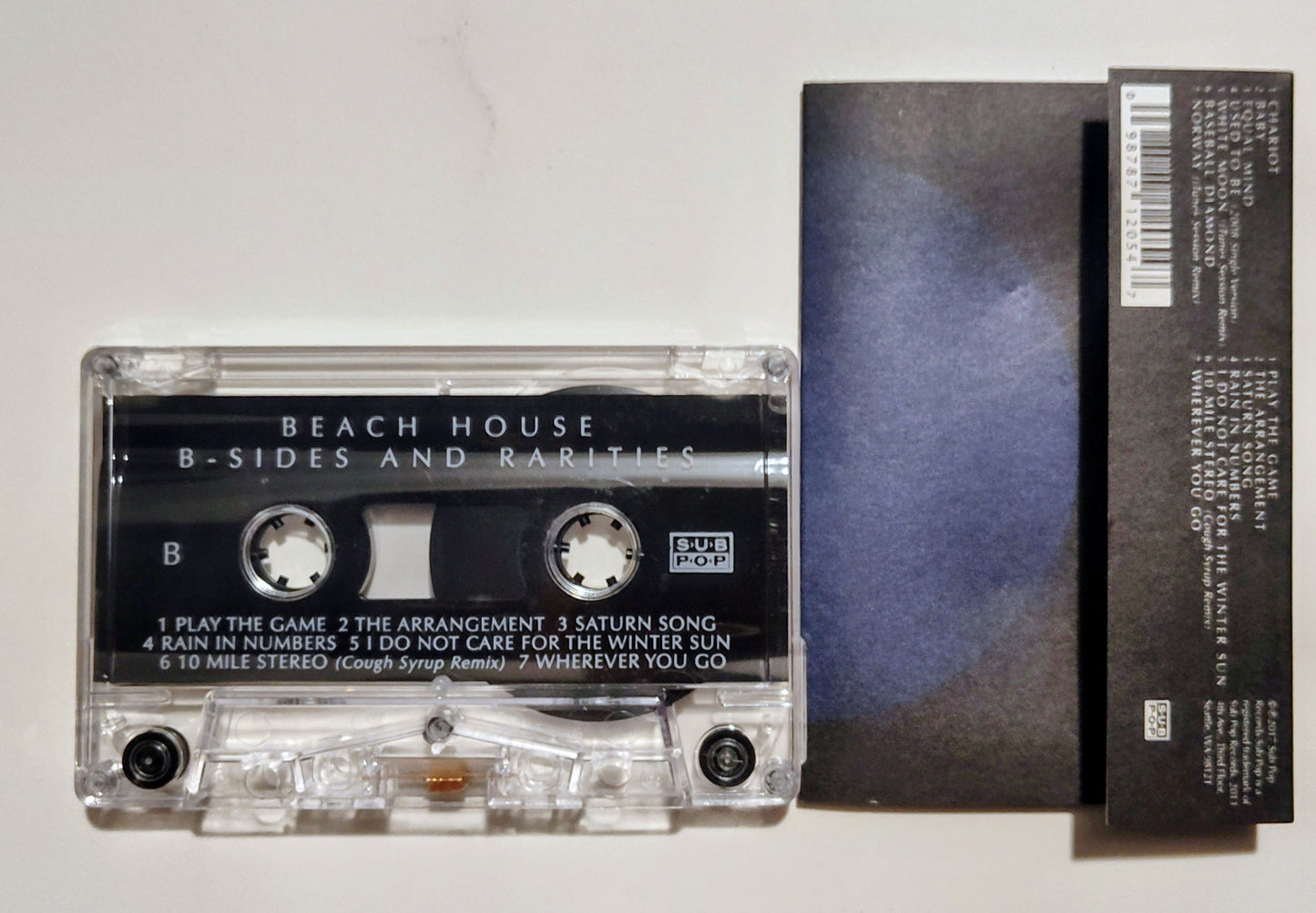 Beach House - "B-Sides And Rarities" - INDIE CASSETTE TAPE (Clear Shell) VG+/VG+