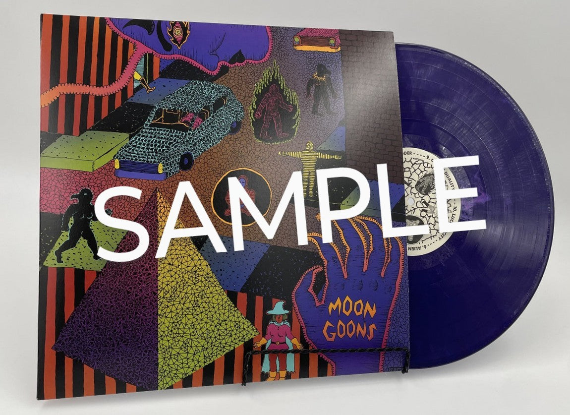 Moon Goons - "A Daydream Dark" - VINYL RECORD (Purple Color Vinyl) M/M (New; Not sealed; Album Art By Alex Borrego)