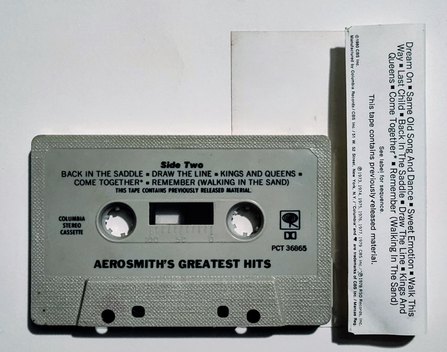 Aerosmith - "Greatest Hits" - CASSETTE TAPE (DOLBY) VG/VG+