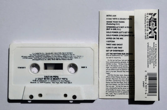 Salt 'N' Pepa - "A Salt With A Deadly Pepa" - CASSETTE TAPE VG/VG