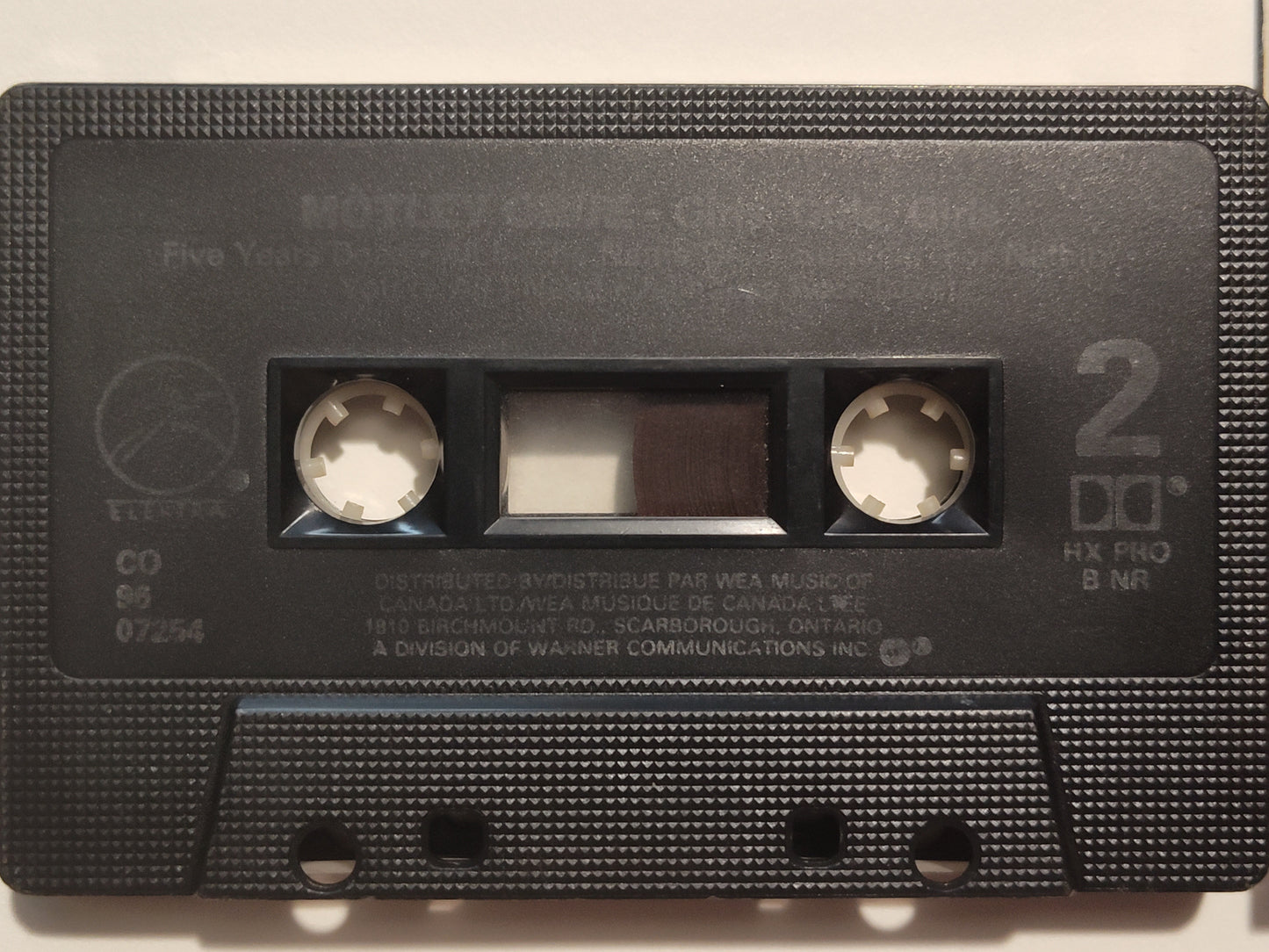 Mötley Crüe - "Girls, Girls, Girls" - CASSETTE TAPE (Canada; Black shell; DOLBY HX PRO B NR) VG+/VG