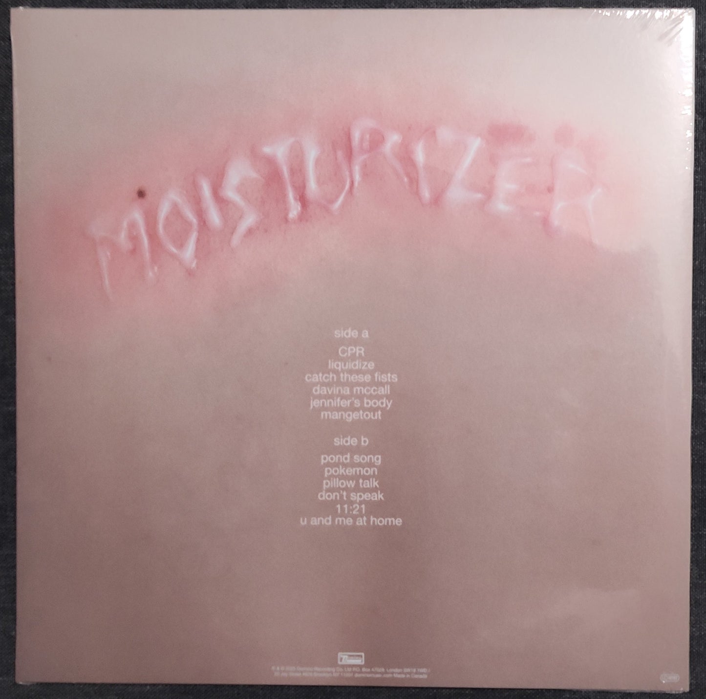 Wet Leg "Moisturizer" - VINYL RECORD (Ltd Ed. Clear Color) M/M (Sealed)