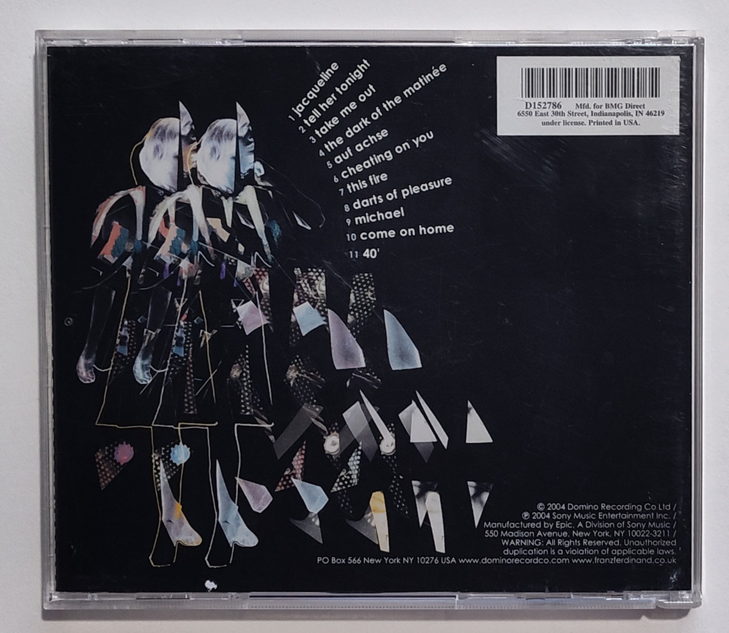 Franz Ferdinand - "Franz Ferdinand" - COMPACT DISC (BMG) VG+/VG+