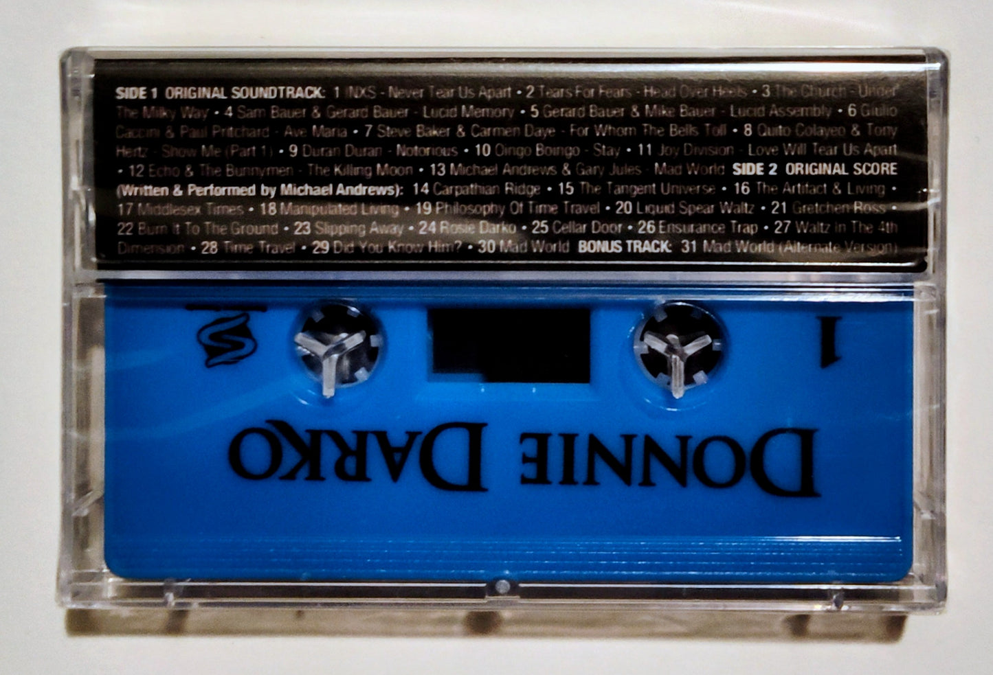 Various Artists - "Donnie Darko: Original Soundtrack + Original Score" - CASSETTE TAPE ("Fan Club" Import) M/M (Sealed)