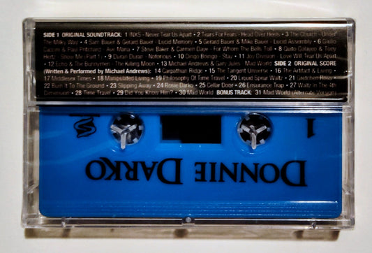Various Artists - "Donnie Darko: Original Soundtrack + Original Score" - CASSETTE TAPE ("Fan Club" Import) M/M (Sealed)