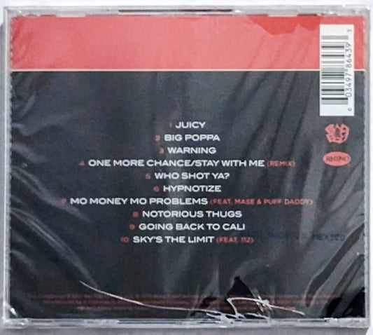 Notorious B.I.G. - “An Introduction To The Notorious B.I.G. (Compilation)” - COMPACT DISC VG+/M (Sealed; cracked case)